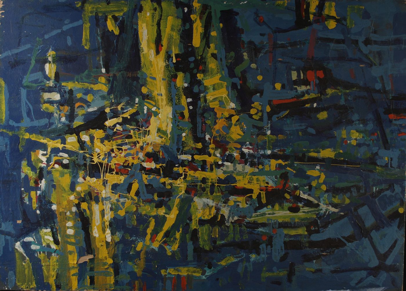 Oldřich Lajsek — abstrakce, obraz A1