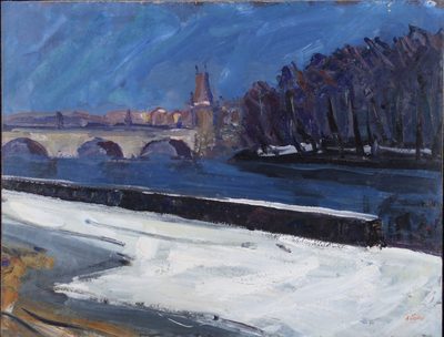 Oldřich Lajsek — krajinomalba, obraz K28