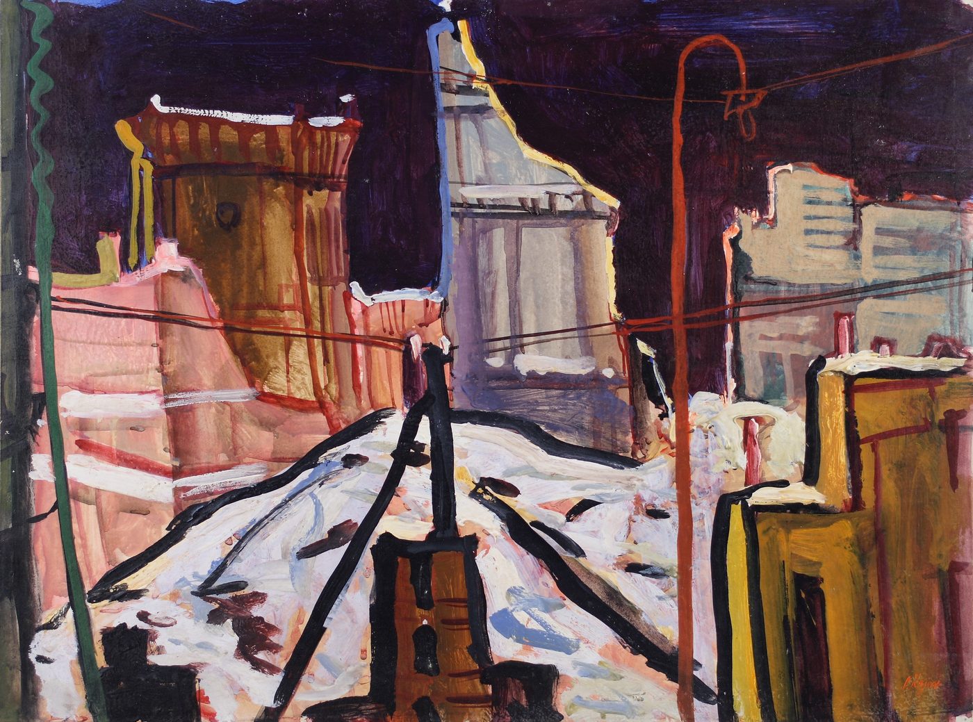 Oldřich Lajsek — krajinomalba, obraz K24