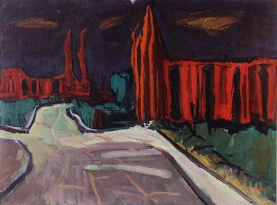 Oldřich Lajsek — krajinomalba, obraz K23