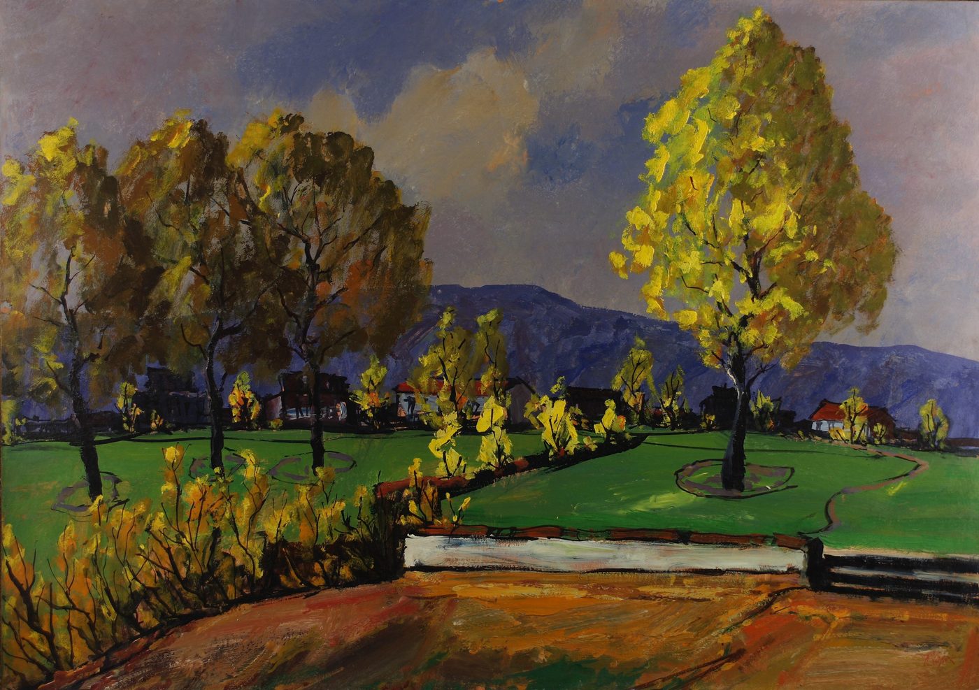 Oldřich Lajsek — krajinomalba, obraz K5